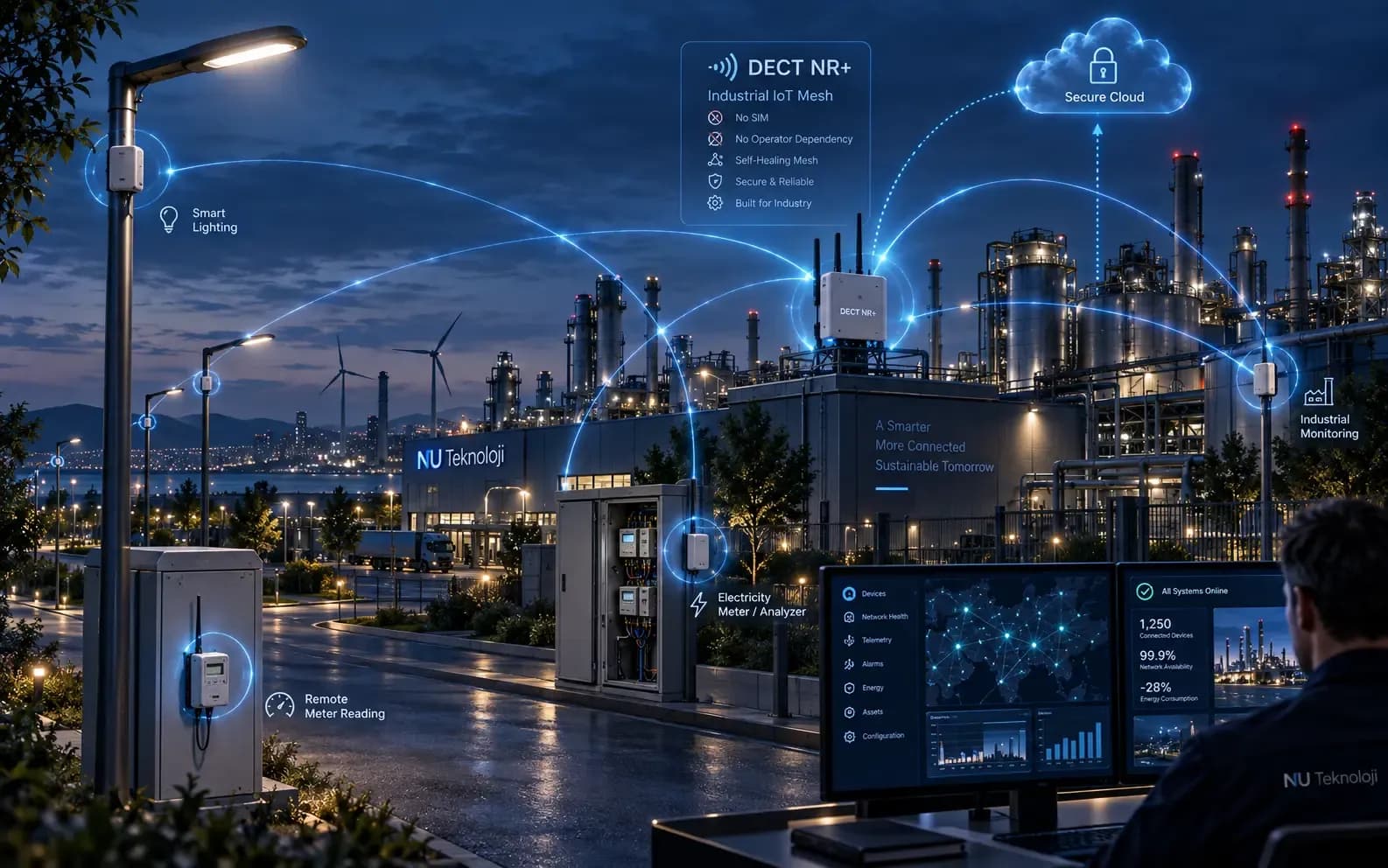 Non-Cellular 5G IoT: DECT NR+