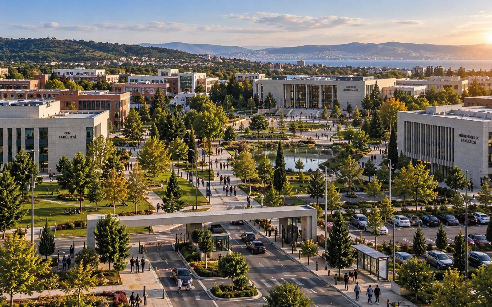 Tesis / kampüs genel görünümü