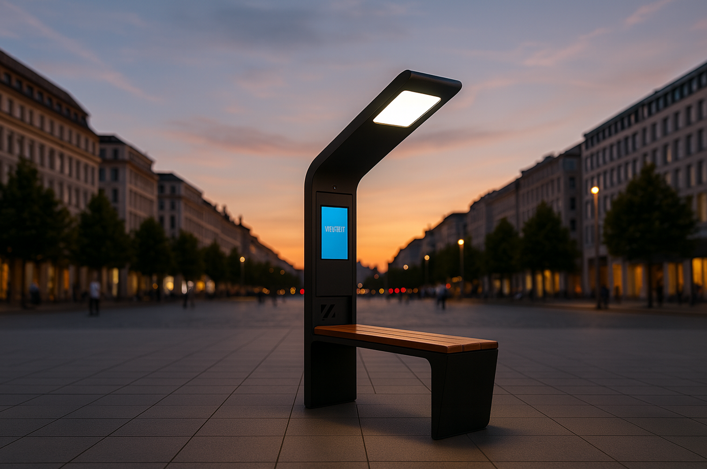 Solar Akıllı Oturma Bankları