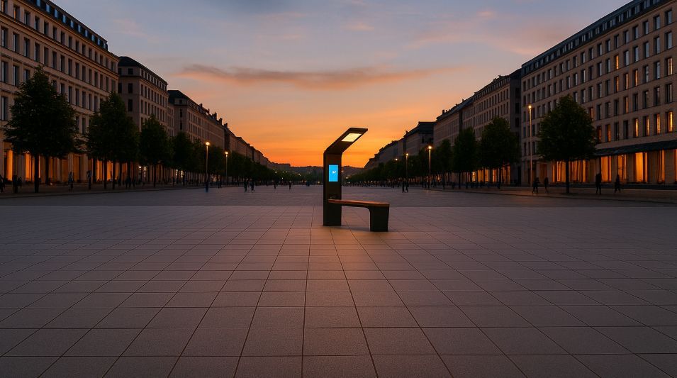 Solar Akıllı Oturma Bankları