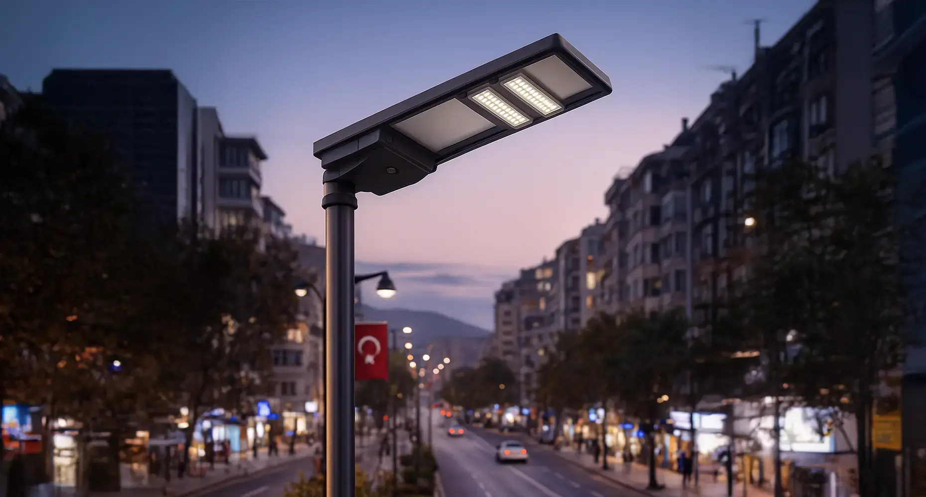 Solar Akıllı Sokak Aydınlatma Armatürleri